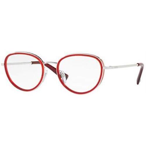 Valentino Eyeglasses VA 1002 3018 Silver W/demo 50mm