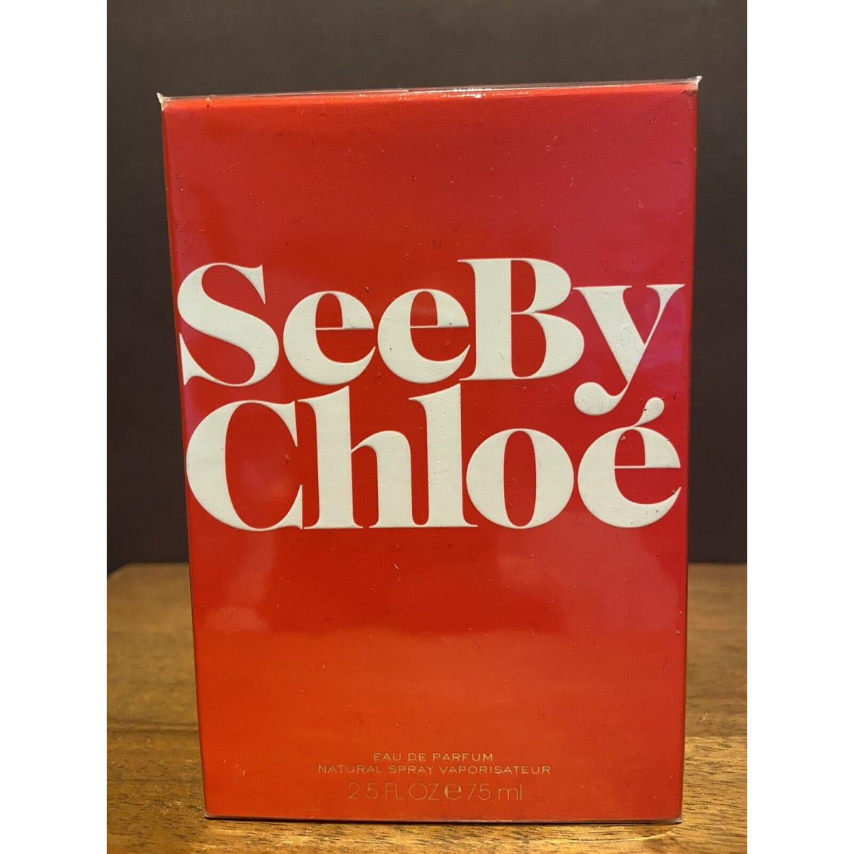 See By Chloe Women s Perfume 2.5 Oz / 75 ml Eau De Parfum Spray Box Rare