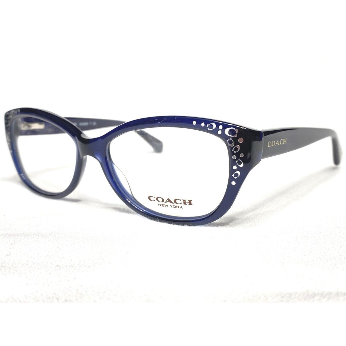 Coach HC6076 5110 Womens Navy Blue Cats Eye Eyeglasses Frames 51/15 135