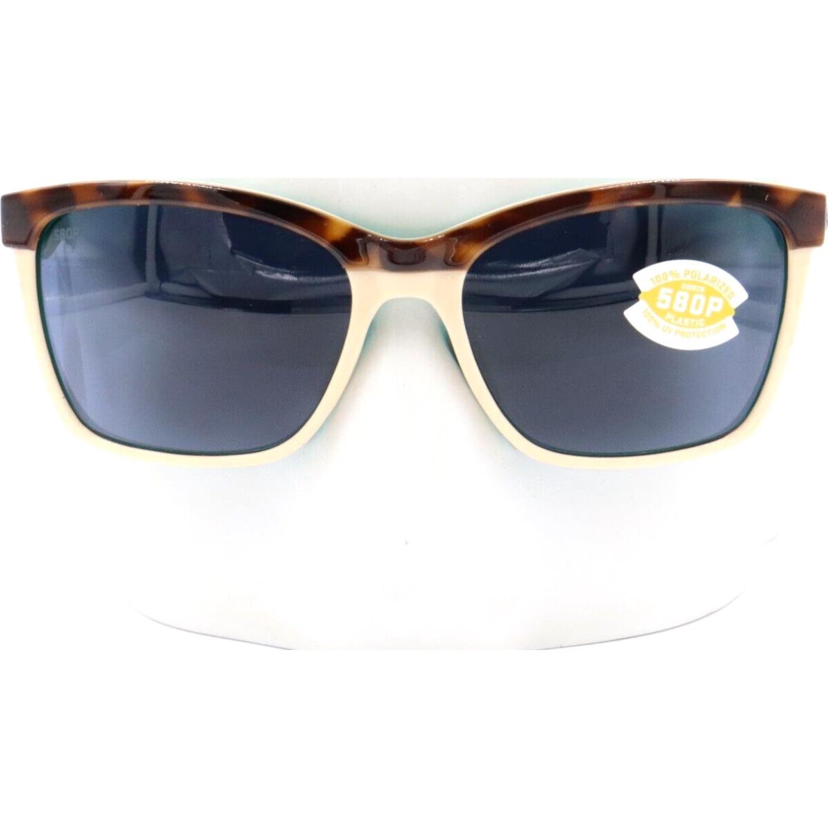 Costa Del Mar Anaa Tortoise Cream Gray 580P Sunglasses 06S9053 90530255