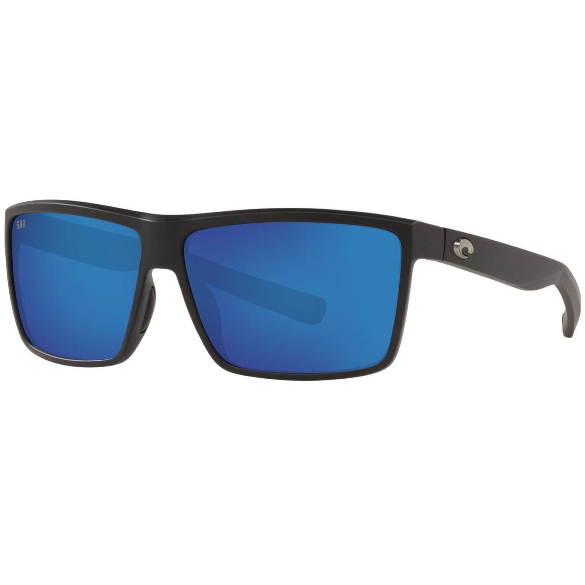 Costa Del Mar Men`s Sunglasses Rinconcito Matte Black Resin Frame 06S9016 901614 - Frame: Matte Black, Lens: Blue