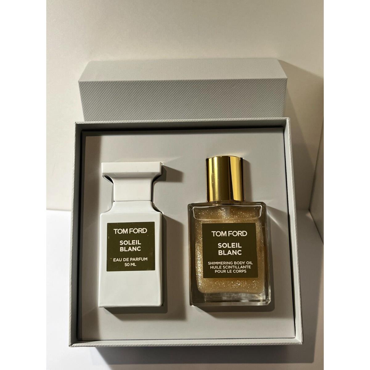 Tom Ford Private Blend Soleil Blanc Parfum and Shimemering Body