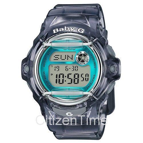 New- Casio Baby-g Gray / Teal Accents Watch BG169R-8B