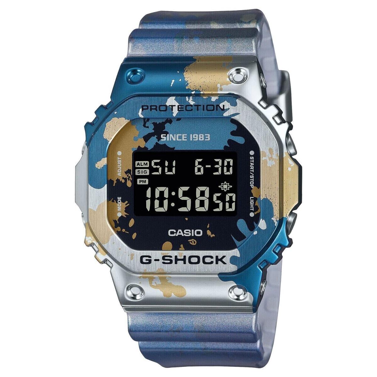 Casio G-shock Men`s GM5600SS-1 Camo Gray Digital Watch Timepiece Active