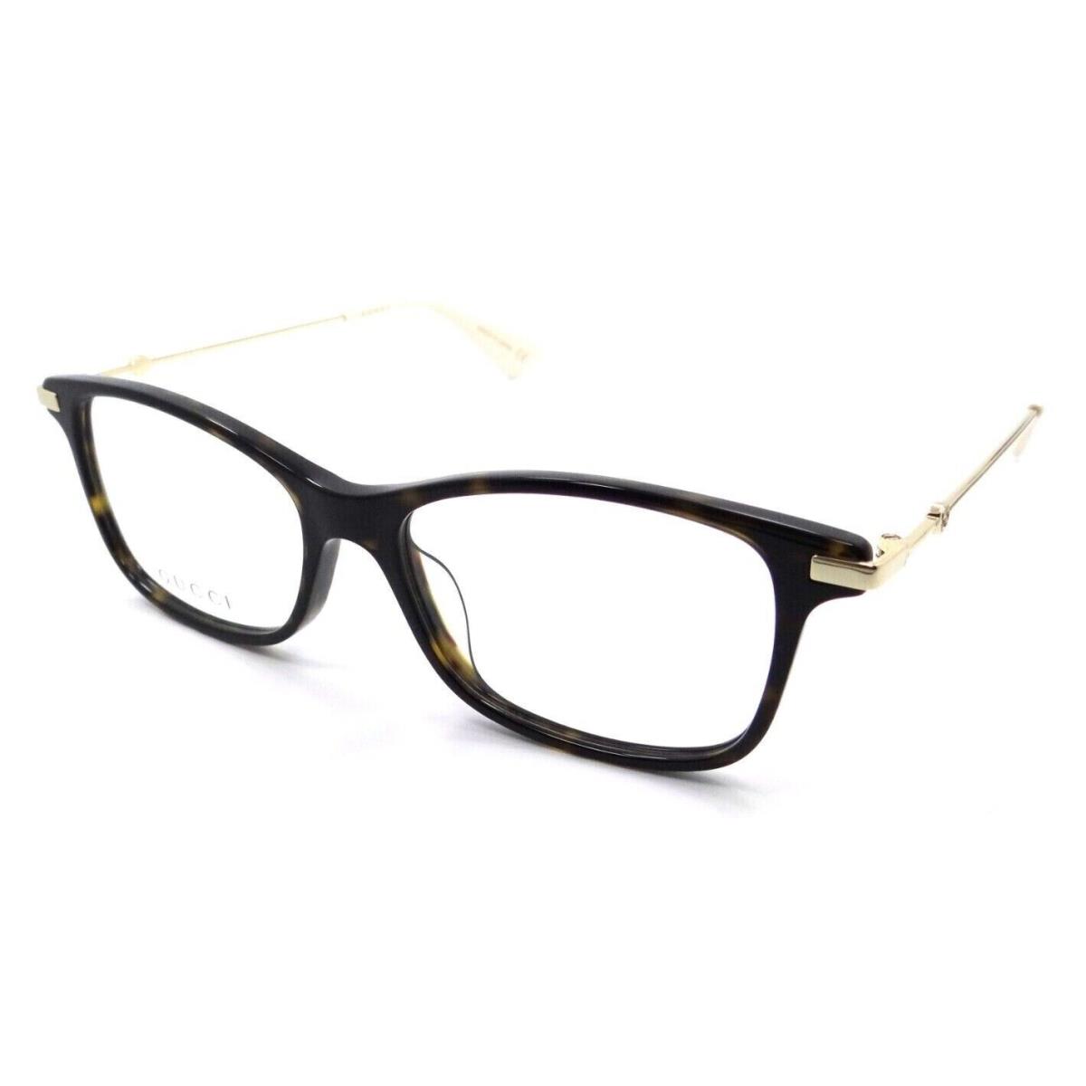 Gucci Eyeglasses Frames GG0513OA 008 55-17-145 Havana / Gold Made in Japan