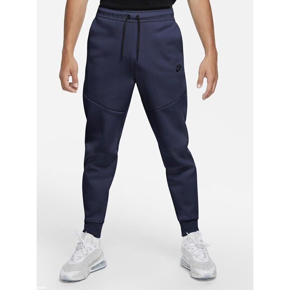 Nike Sportswear Tech Fleece Tapered Jogger Pants Blue CU4495-410 Men`s Size Xxl