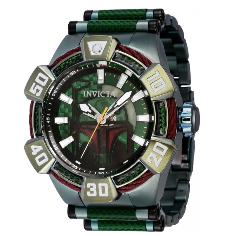 Invicta Star Wars Boba Fett Automatic Men`s 52mm Limited Edition Watch 40974