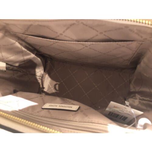 Michael Kors Hamilton Lock Key Medium Shoulder Bag Satchel Handbag LT Cream  196163770918