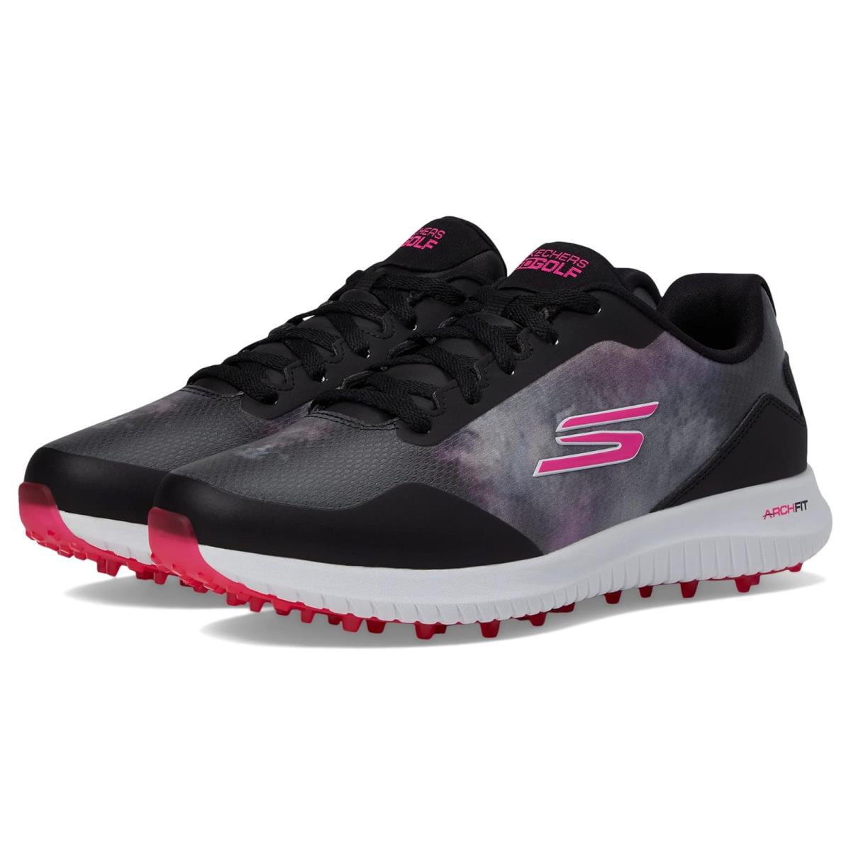 Woman`s Sneakers Athletic Shoes Skechers GO Golf Go Golf Max 2-Splash - Black/Pink