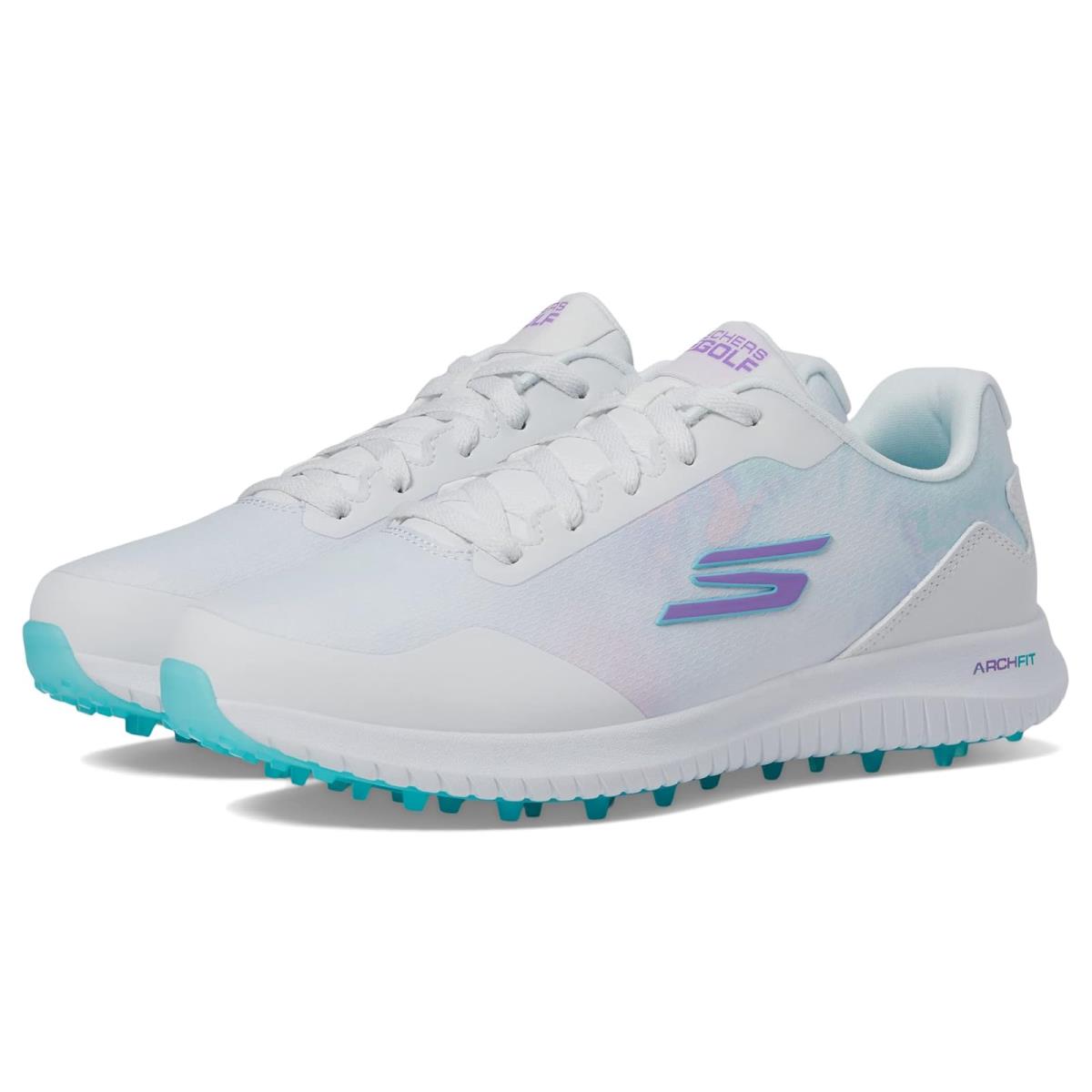 Woman`s Sneakers Athletic Shoes Skechers GO Golf Go Golf Max 2-Splash White/Multi