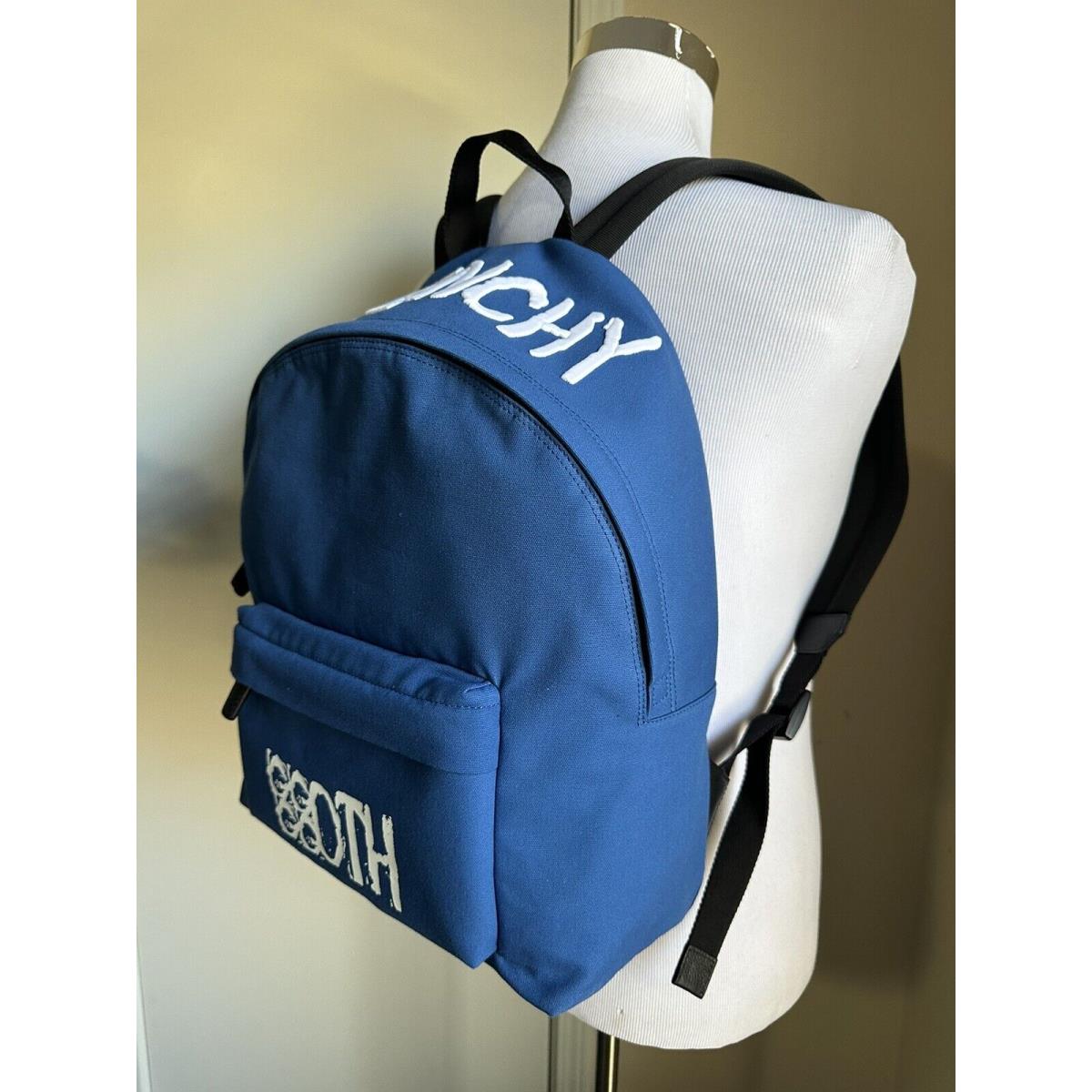 Givenchy Men`s Essential U Logo Backpack Electric Blue Italy