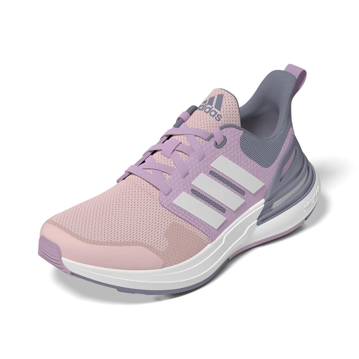 Girl`s Shoes Adidas Kids Rapidasport Little Kid/big Kid Clear Pink/White/Bliss Lilac