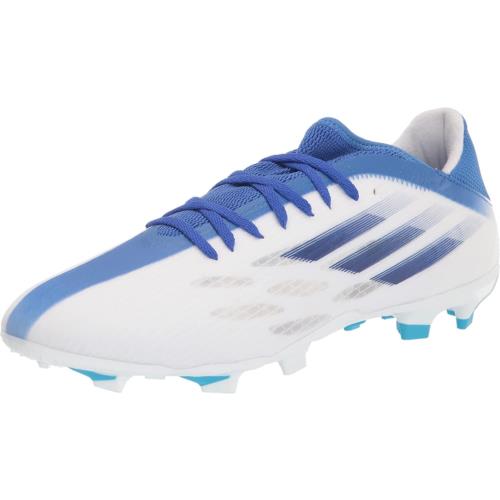 Adidas Unisex-adult X Speedflow.3 Firm Ground Soccer Shoe White/Legacy Indigo/Blue