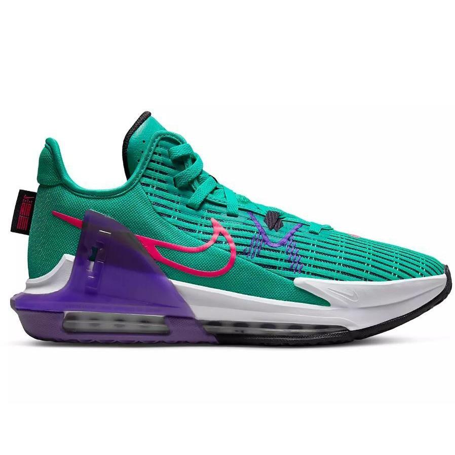 Men Nike CZ4052 300 Lebron Witness VI Basketball Emrald/pink Shoes Sneakers