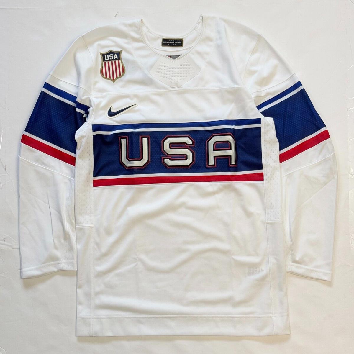 Nike Team Usa Men`s Hockey Jersey J000417 P34325 White