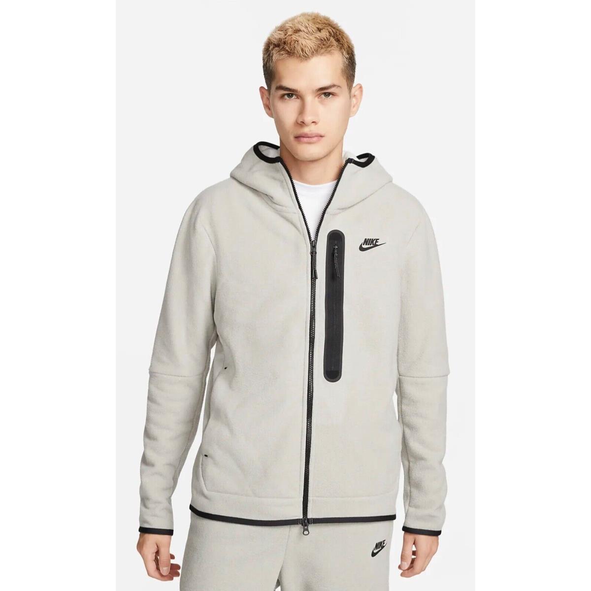 Nike Sportswear Tech Fleece Full-zip Winterized Hoodie DQ4801-016 Men Size XS