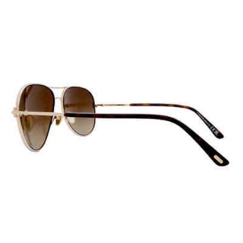 Tom Ford Clark Gradient Brown Pilot Unisex Sunglasses FT0823 28F 59 - Tom  Ford sunglasses - 075676582600 | Fash Brands