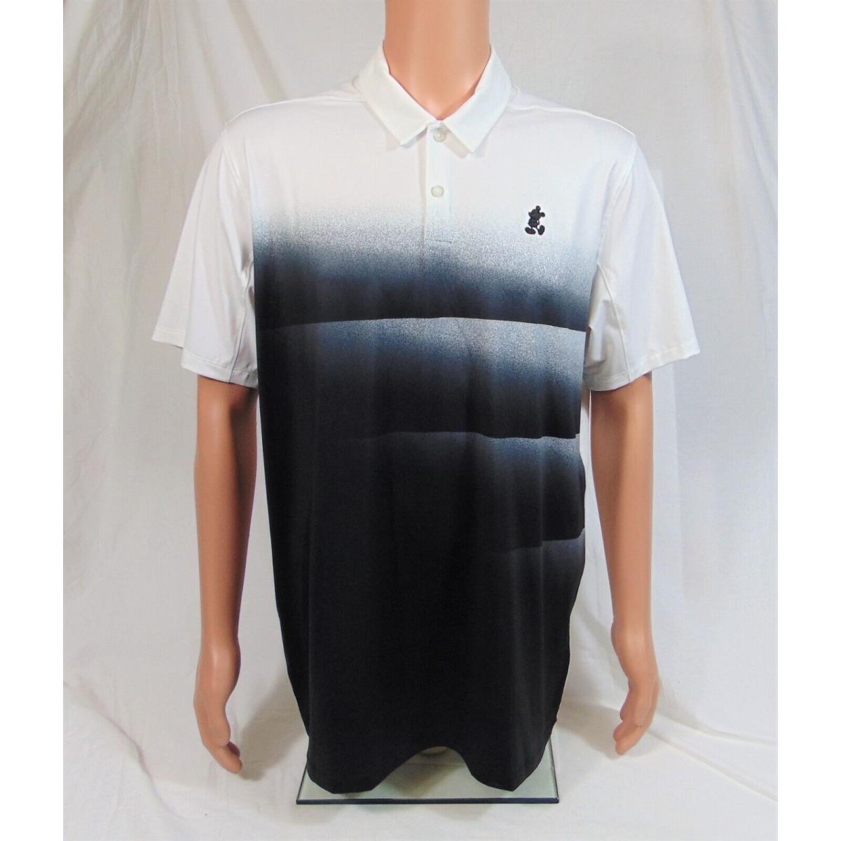 Disney Exclusive Nike Dri Fit Black Golf Polo Shirt Sz XL 854274 103 Rare