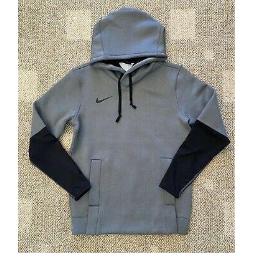 Mens Nike Sportswear Pullover Hoodie Sweatshirt Gray/black Size Small CI4406-051