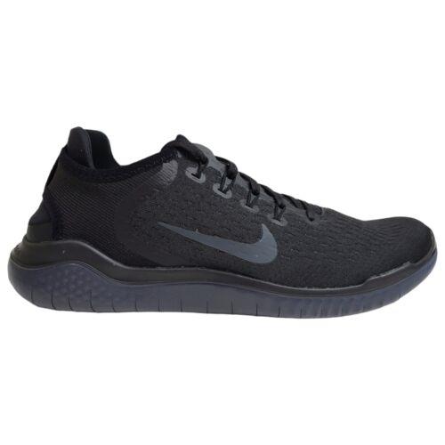 Nike Mens 9 Free RN Run 2018 Triple Black Running Shoes Sneakers 942836-002