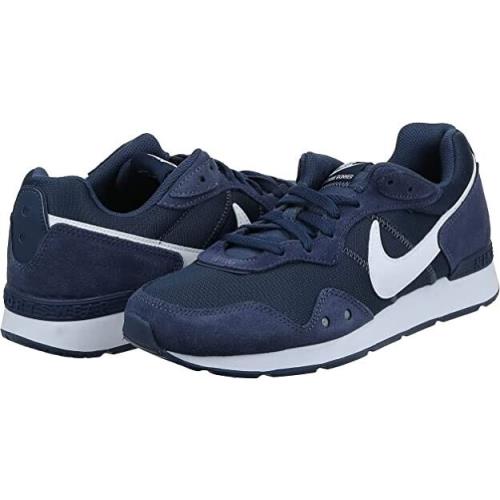 Men`s Nike Venture Runner Running Shoes CK2944 40 Md Navy/white - Size 8.5 - Midnight Navy/Midnight Navy/White