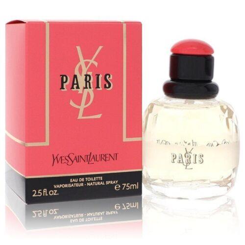 Paris Perfume By Yves Saint Laurent Eau De Toilette Spray 2.5oz/75ml For Women