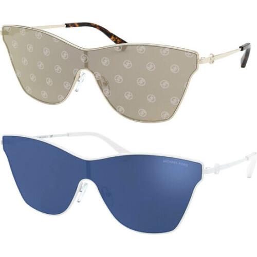 Michael Kors Larissa Women`s Butterfly Shield Sunglasses w/ Mirror Lens - MK1063