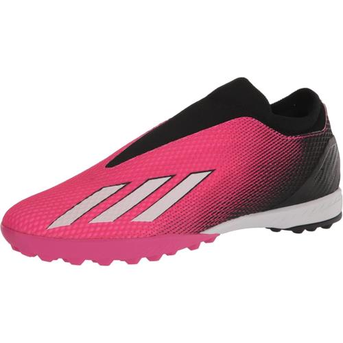 Adidas Unisex-adult X Speedportal.3 Laceless Turf Soccer Shoe Team Shock Pink/Zero Metallic/Black