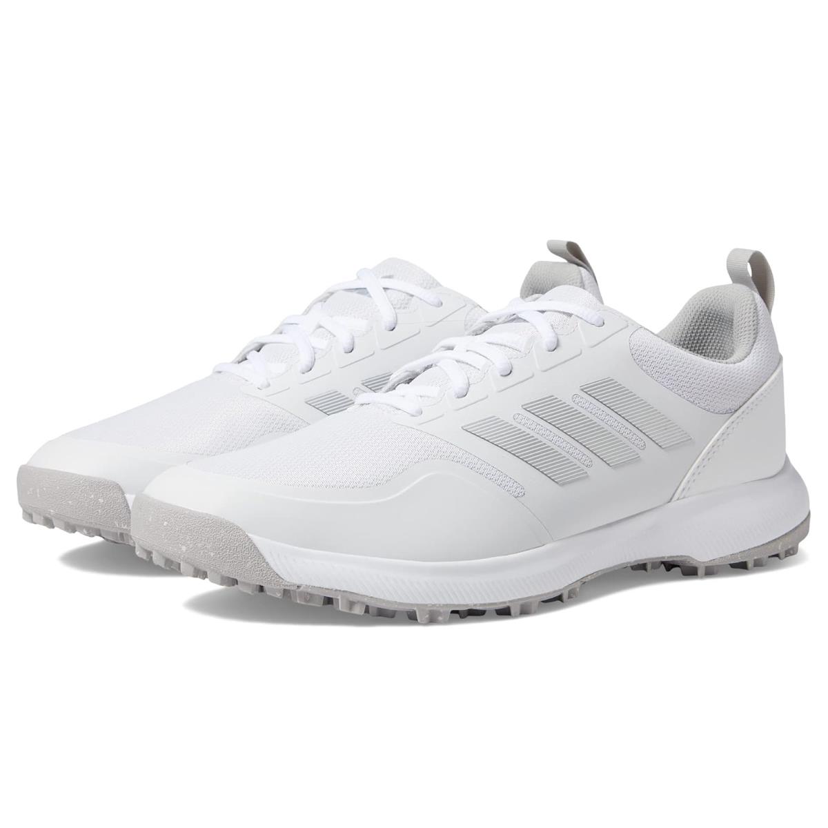 Woman`s Sneakers Athletic Shoes Adidas Golf Tech Response Sl 3 Golf Shoes - Footwear White/Grey Two/Silver Metallic