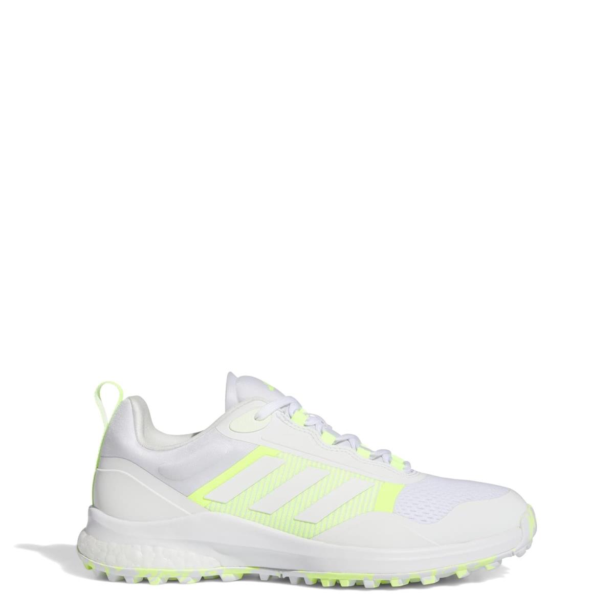 Woman`s Sneakers Athletic Shoes Adidas Golf Zoysia Golf Shoes - Footwear White/Footwear White/Lucid Lemon