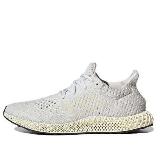 Men`s Adidas Futurecraft 4D `crystal White` Shoes Cream Tan Q46229 Rare - White