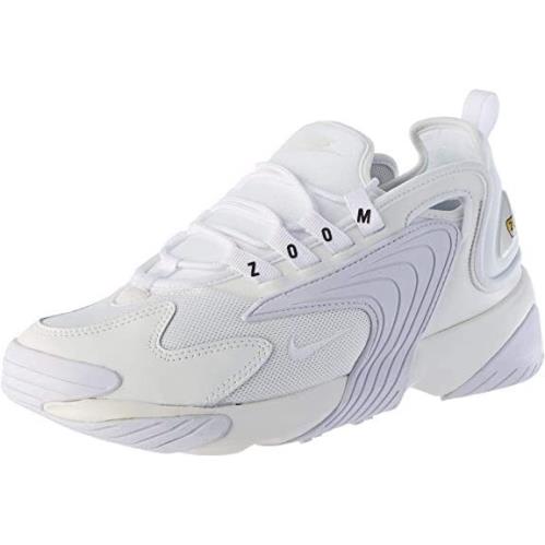 Nike Women`s Zoom 2K Casual Shoe 8.5 9 Size White/Off White/Grey