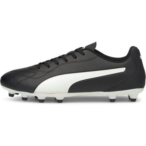 Puma Men`s Monarch Ii Fg/ag Soccer Shoe Black/White