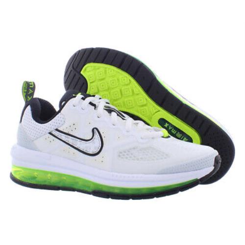 Nike Air Max Genome Boys Shoes - White/Green/Grey , White Main