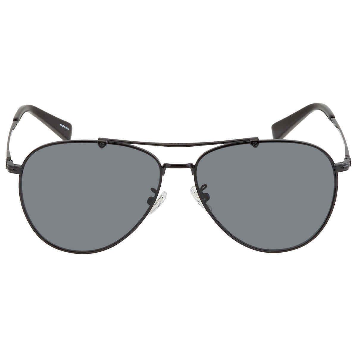 Coach Grey Pilot Men`s Sunglasses HC7136 939381 60 HC7136 939381 60