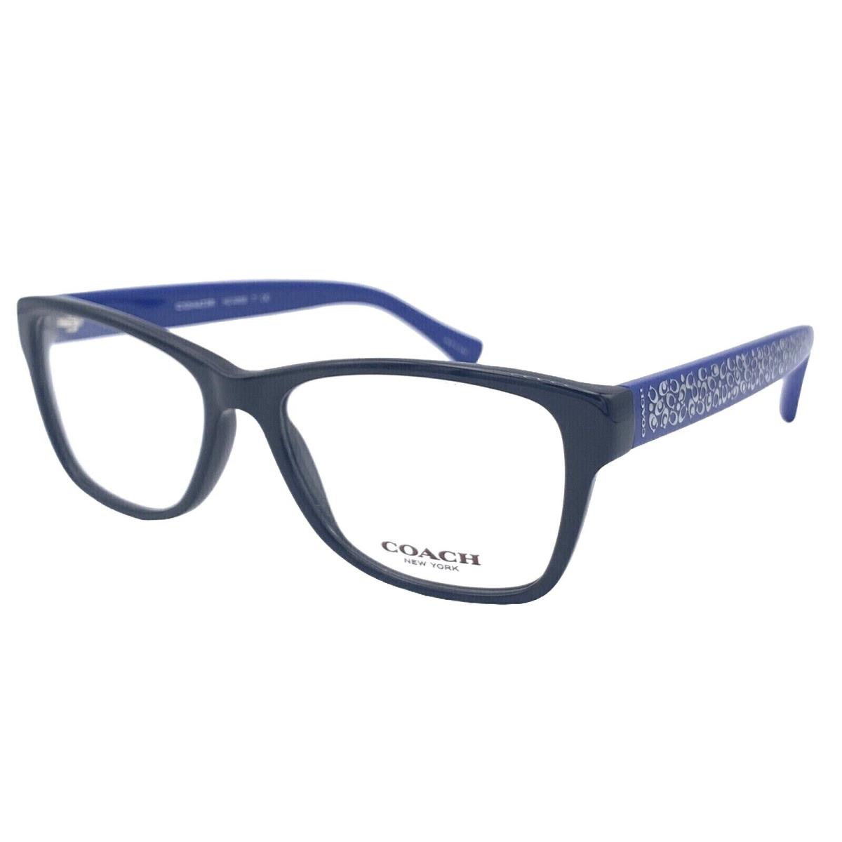 Coach Eyeglasses Optical Rx HC6068 5282 52mm Black Blue