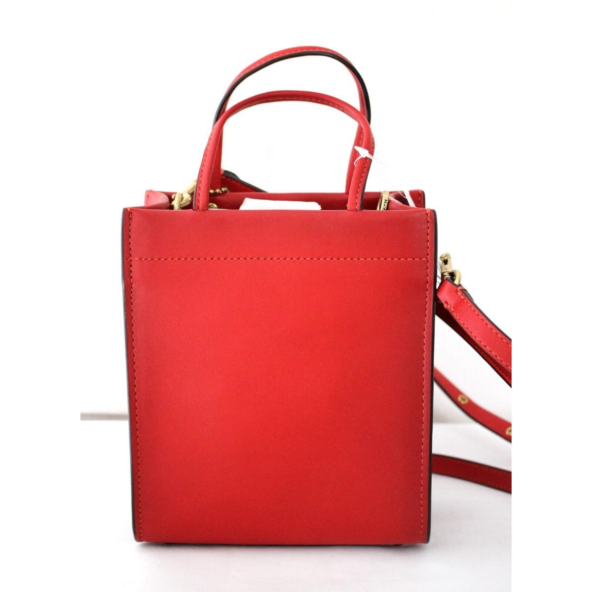 Coach Cashin Mini Glovetanned Leather Tote Bag Sport Red C4828 - Coach bag  - 088006275226 | Fash Brands