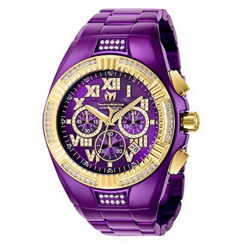 Technomarine Men`s TM-121235 Cruise Glitz Quartz Purple Dial Watch