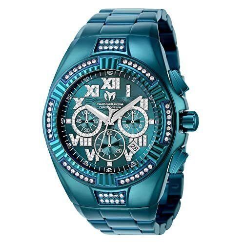 Technomarine Men`s TM-121233 Cruise Glitz Quartz Green Dial Watch