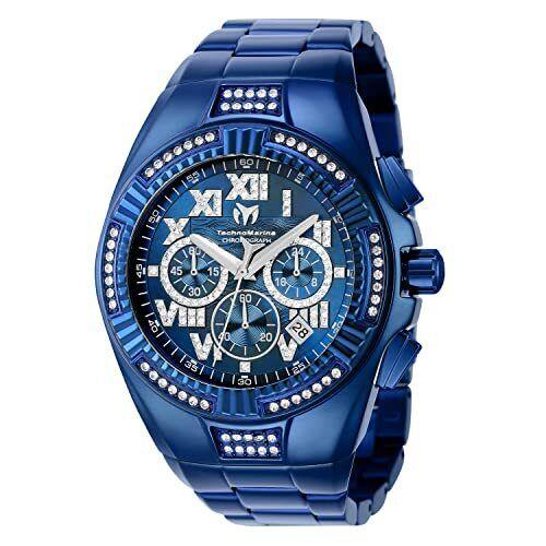 Technomarine Men`s TM-121234 Cruise Glitz Quartz Blue Dial Watch