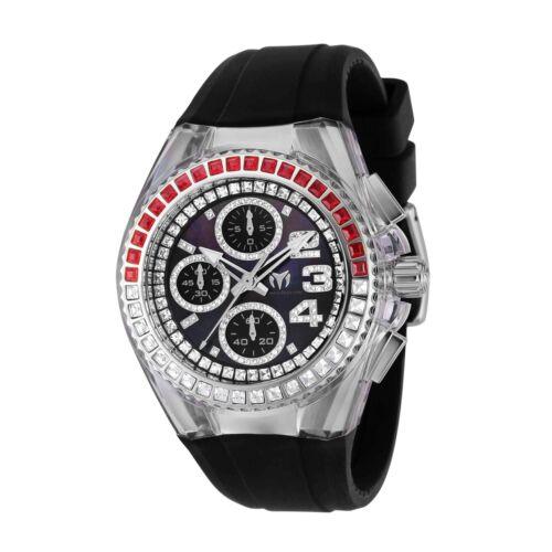 Technomarine Unisex Watch Cruise Mop Dial Red and White Crystal Bezel TM-121057