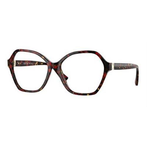 Valentino Eyeglasses VA 3073 - 5194 Red Havana/clear Demo 53mm