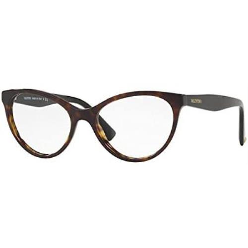 Valentino Eyeglasses VA 3013-5002 Dark Havana W/demo Lens 51mm