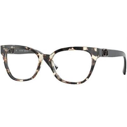 Valentino Eyeglasses VA 3049-5097 Havana Beige W/demo Lens 53mm