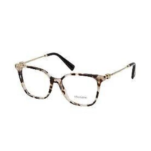 Valentino Eyeglasses VA 3055 - 5097 Brown/beige Demo Lens 52mm
