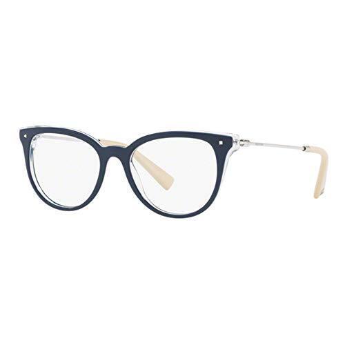 Valentino Eyeglasses VA 3005-5028 Blue Crystal Demo Lens 51mm