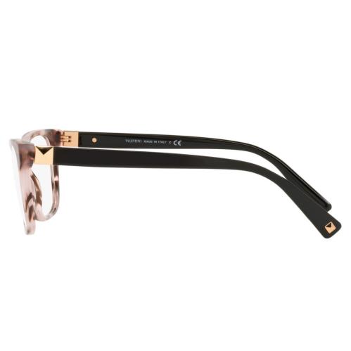 Valentino Eyeglasses VA 3065 - 5067 Pink Havana Demo Lens 52mm