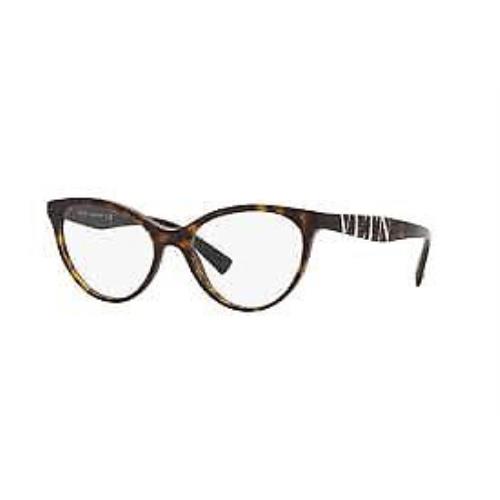Valentino Eyeglasses VA 3013 - 5196 Havana W/demo Lens 53mm