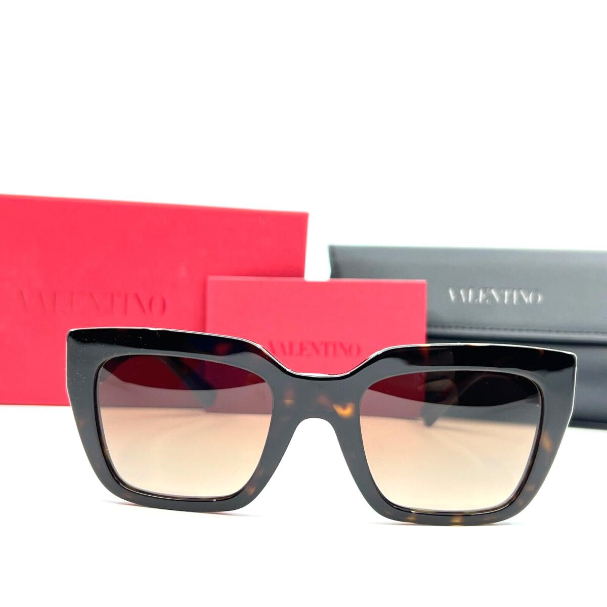 Valentino Sunglasses VA4097 5002/13 Tortoise Brown Cat Eye W Brown Lenses 140 3N