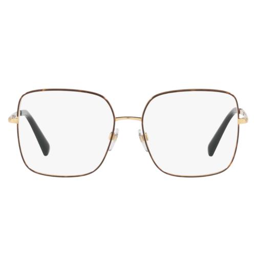 Valentino sunglasses  - Havana Gold Frame, Clear Lens